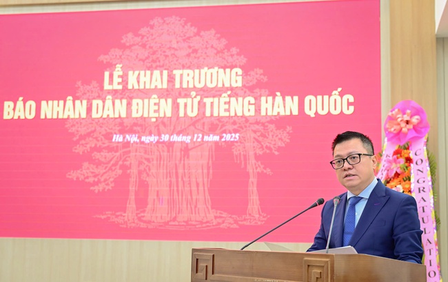 Ra mắt công chúng trang Nhân Dân điện tử tiếng Hàn Quốc - Ảnh 2.