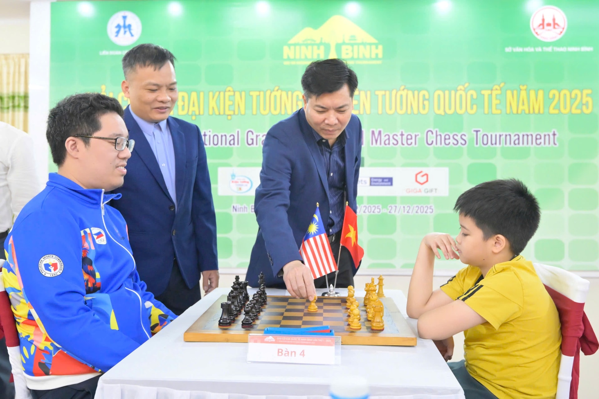 Kỳ thủ 8 nước dự Giải cờ vua Đại Kiện tướng – Kiện tướng quốc tế, Ninh Bình năm 2025 - Ảnh 3.