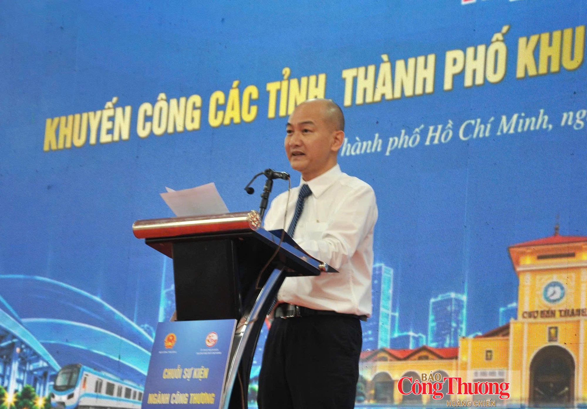 Ông Nguyễn Nguyên Phương - Phó Giám đốc Sở Công Thương TP. Hồ Chí Minh phát biểu tại sự kiện.